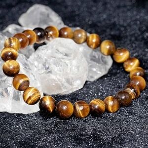 Tiger Eye Crystal Quartz Bracelet